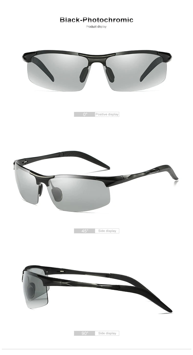 CLLOIO Aluminum Photochromic Sunglasses