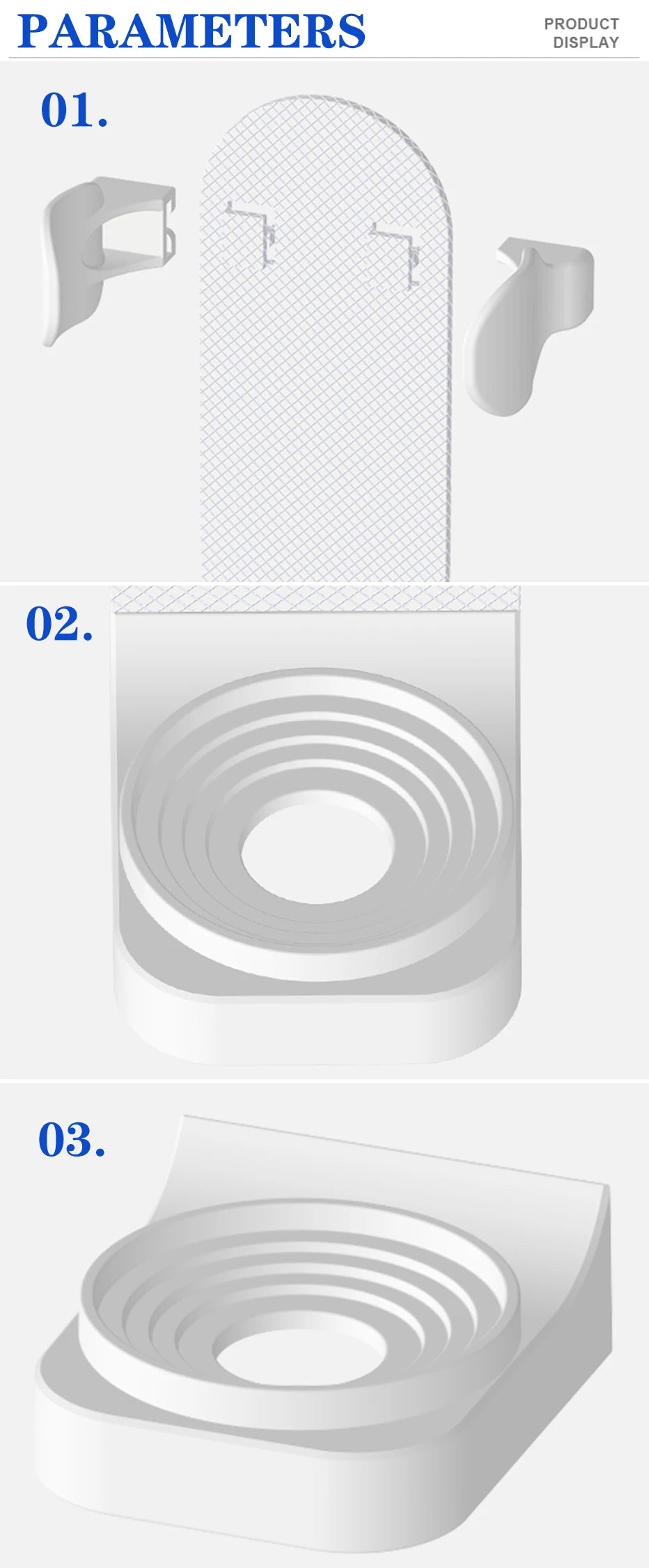 NONEM Einstellbare Zahnbürstenhalter - Kapazität 1, Größe 18–35mm