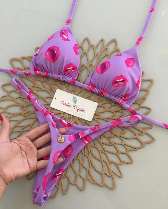 Bikini-Set: Zwei-teiliger Schwimmanzug Stylish Design Hautfreundlich - Beach-Holiday Pool Schwimmbekleidung