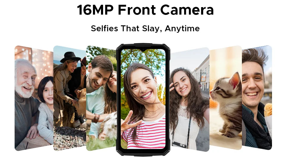 DOOGEE Fire 7 Robustes Smartphone - Akk 13000 mAh, 18W, 6,6 Zoll