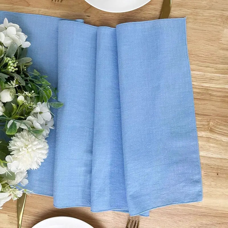 Christmas Table Runner Christmas Green Decoration for Home Xmas Party Decor 100% Cotton Table Runner for Wedding Table Decor