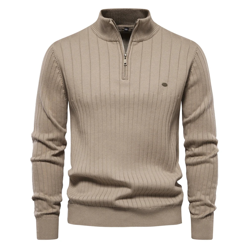 AIOPESONCN Y830 Zipper-Pullover - Größe M, Baumwolle