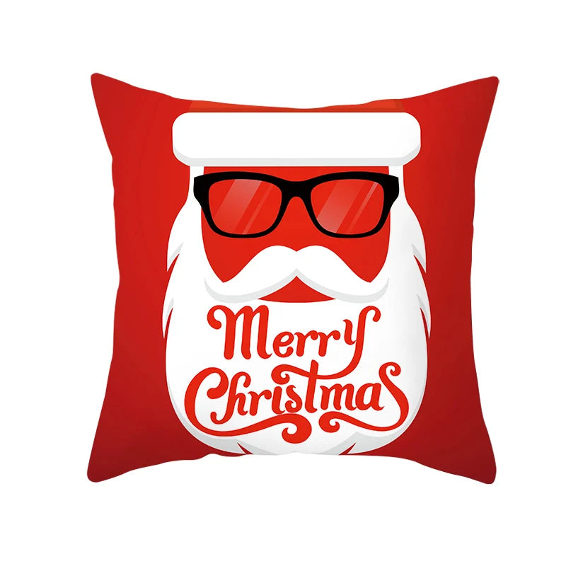 Christmas Pillow Case Christmas Santa Claus Elk Pillow Case Cover Merry Christmas Decorative Pillowcases Party Pillow Case