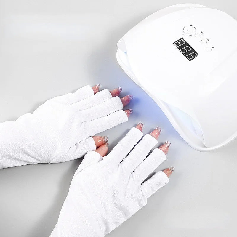 Choice UV Schutzhandschuhe - Anti UV 2er Set M L Für Nägel