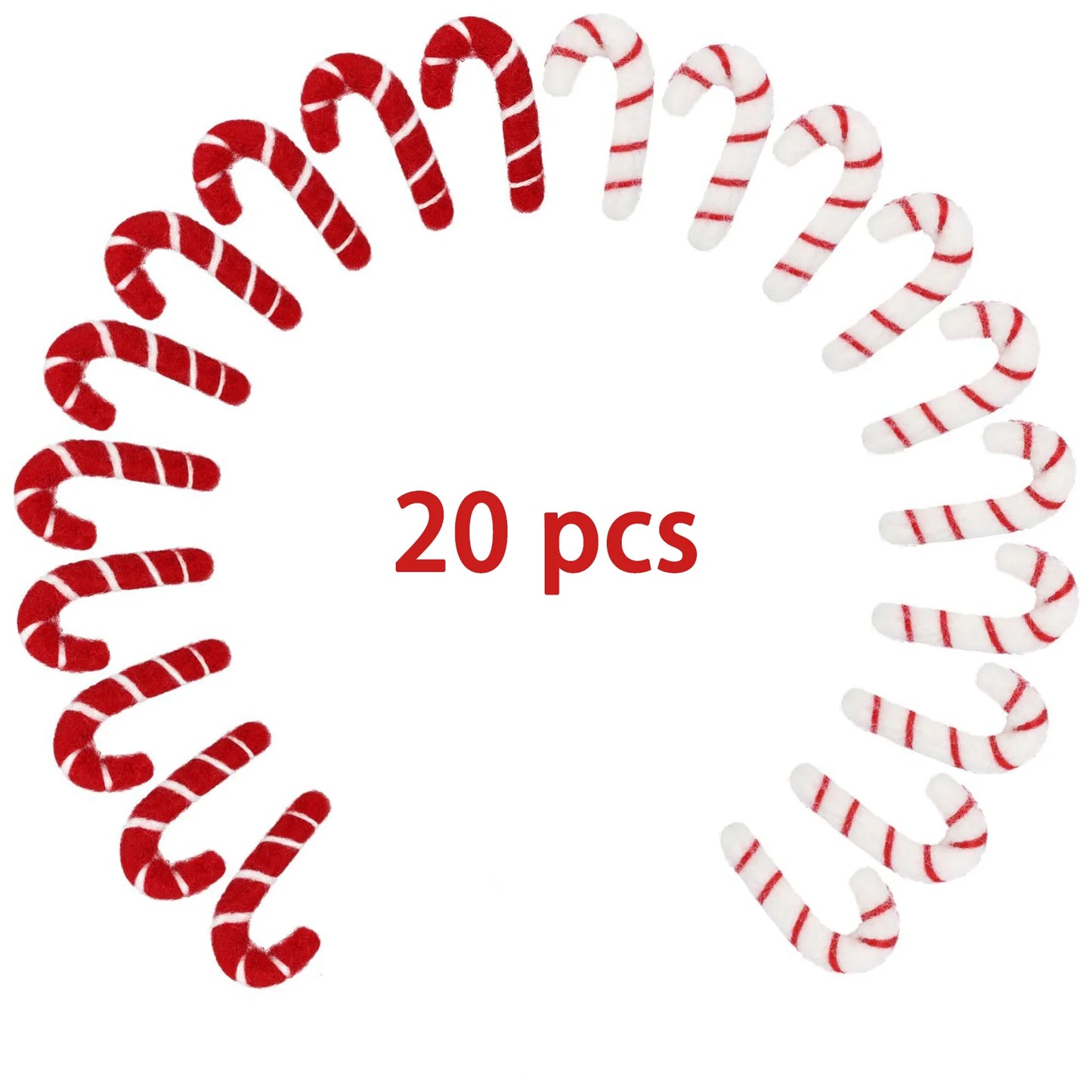 Choice Walking Stick Filzornament - Größe 8 cm, Textil, Innenbereich