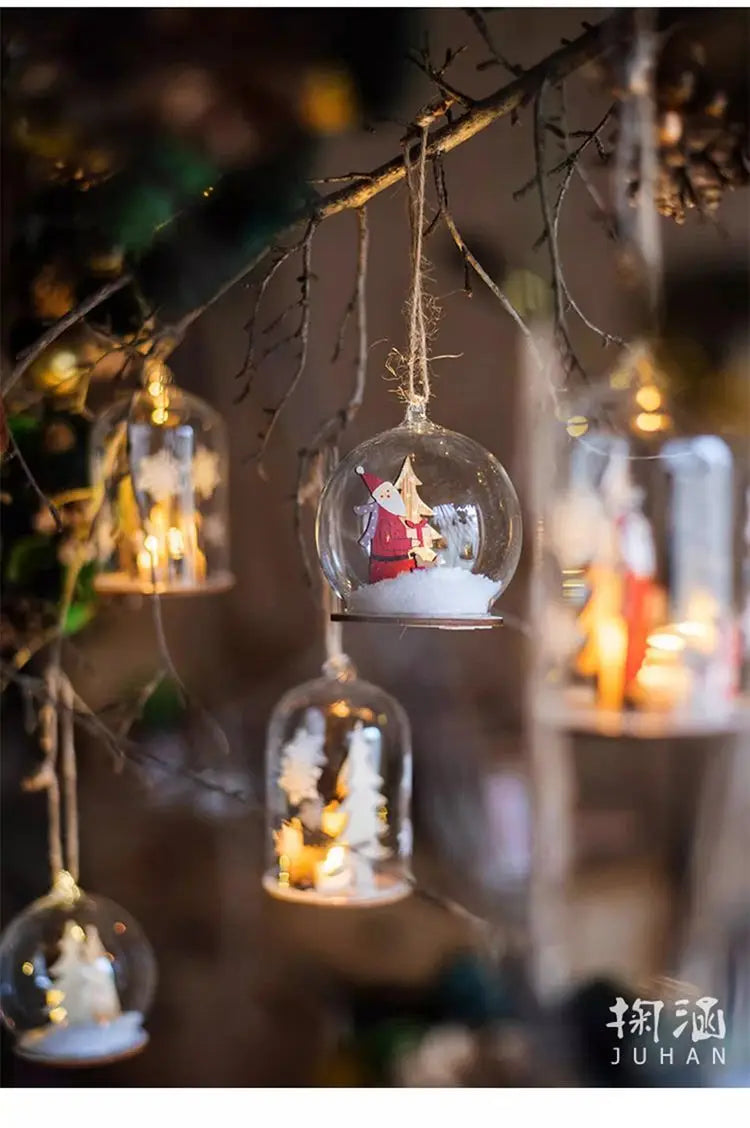 Luminous Lamp Glaskugeln Leuchtend - Durchmesser Ca. 4 cm, 6 Stück