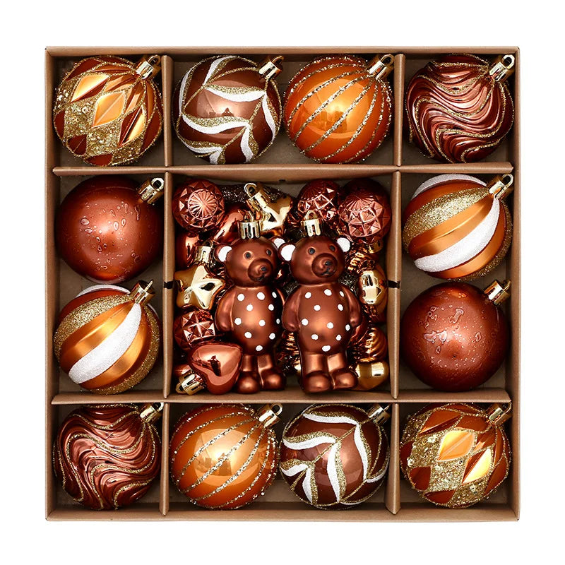 WinterLux KugelSet Bruchsicher - 46 Stück, Durchmesser ca. 6 cm