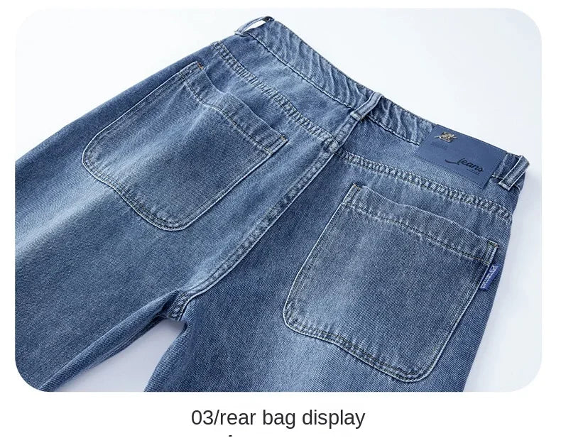 Guangdong Jeans Lockere Passform - 100% Baumwolle Weit