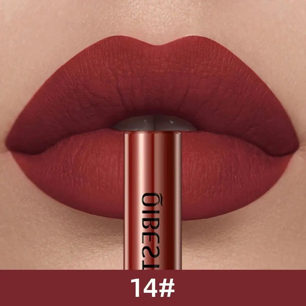 Matte Liquid Lipstick Waterproof Long Lasting Velvet Mate Nude Red Lip Gloss Lint Tube Makeup Cosmetic Lipsticks Lipgloss