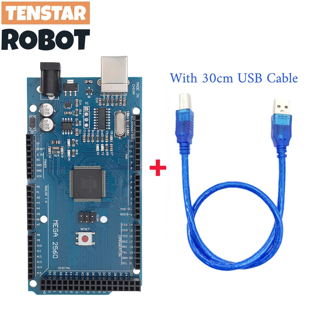 MEGA2560 MEGA 2560 R3 ATmega2560-16AU CH340G AVR Type-C USB Entwicklungsboard für Arduino