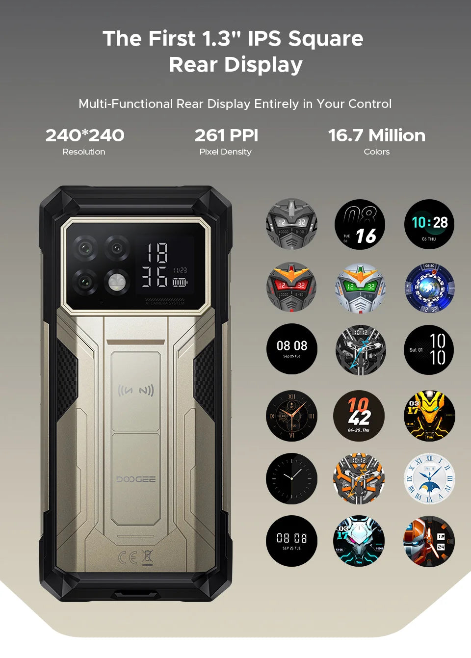 DOOGEE S200 Max Outdoor 5G - 22000 mAh Akku, 66 W, 6,72 Zoll