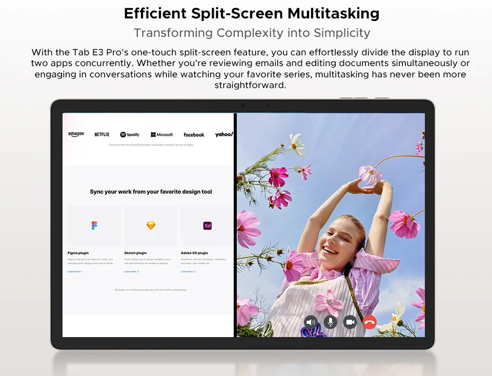 DOOGEE Tab E3 Pro 2-in-1 Tablet - 256GB ROM, 32GB RAM, 13 Zoll Display