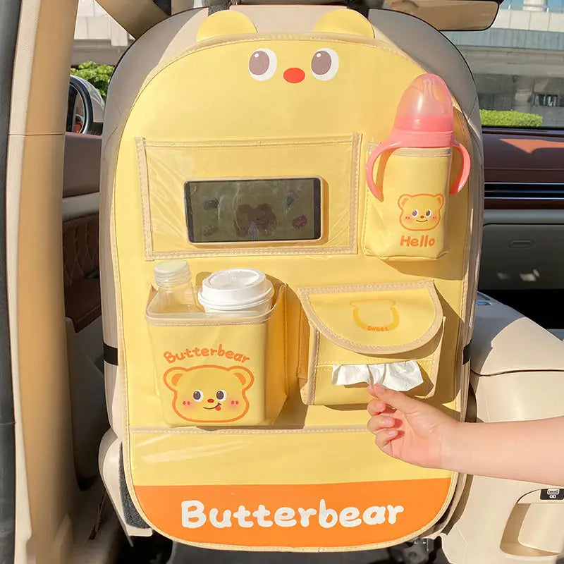 Car Seat Back Storage Bag Hanging Bag Multifunctional Storage Box Car Seat Back Storage Bag Car Interior Decoration Supplies