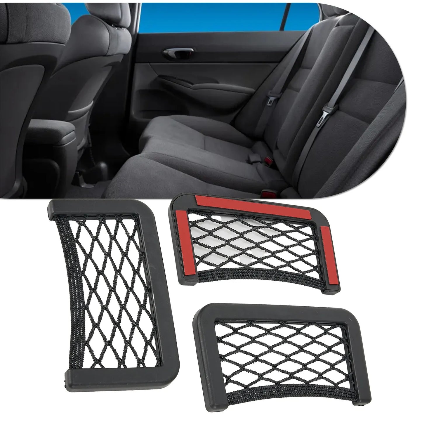 3Stk Universal Organizer Mesh - 3 Teile 30x20 Cm Handy