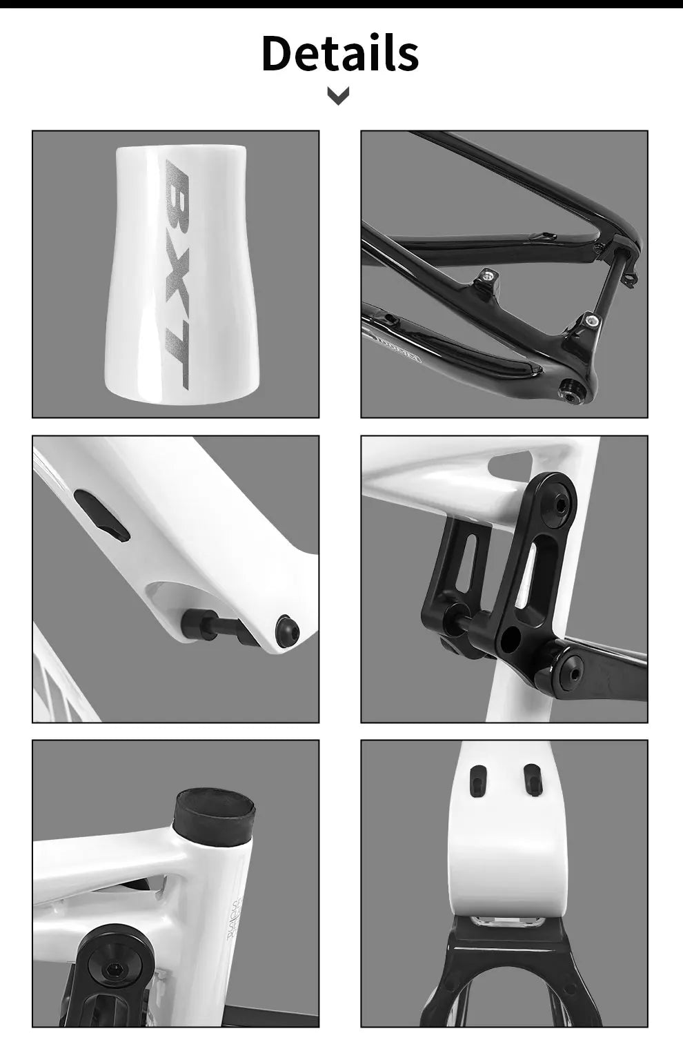 BXT 29er Carbon Full Suspension Rahmen - Boost 148x12 100mm
