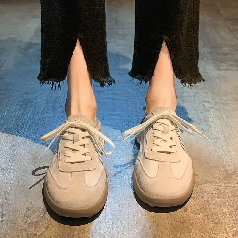 Sneakers Flat Women Footwear Sports Ladies Shoes Lace Up Luxury A On Offer Urban Young On Sale And Low Price Light New In Spring