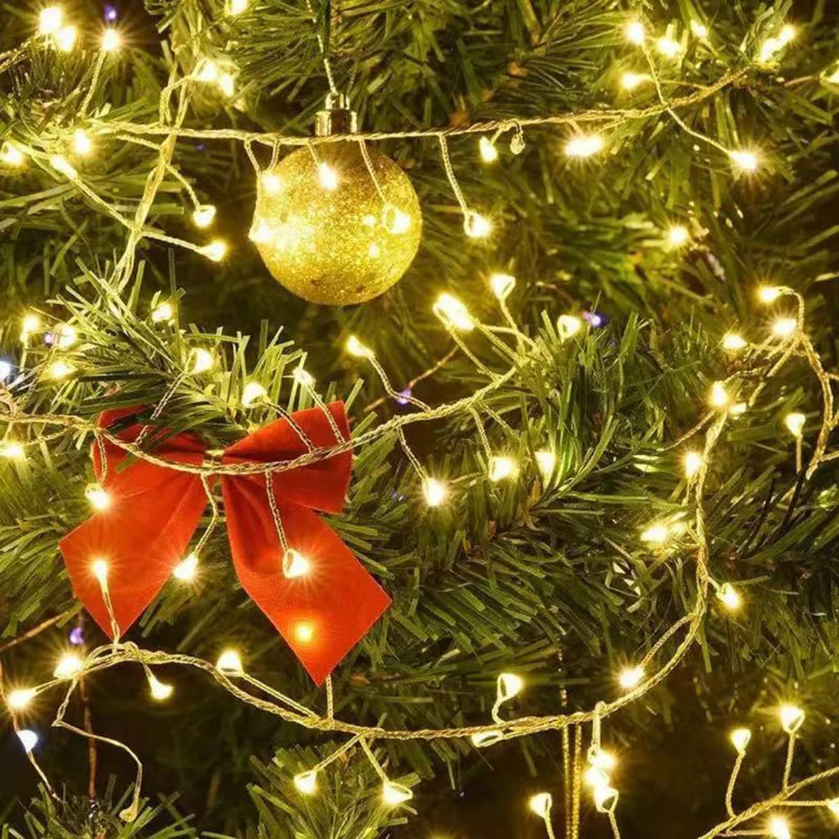 KIKIELF Cluster Firecracker Lichterkette - Länge 6-50 m, >200 LEDs, Dimmbar