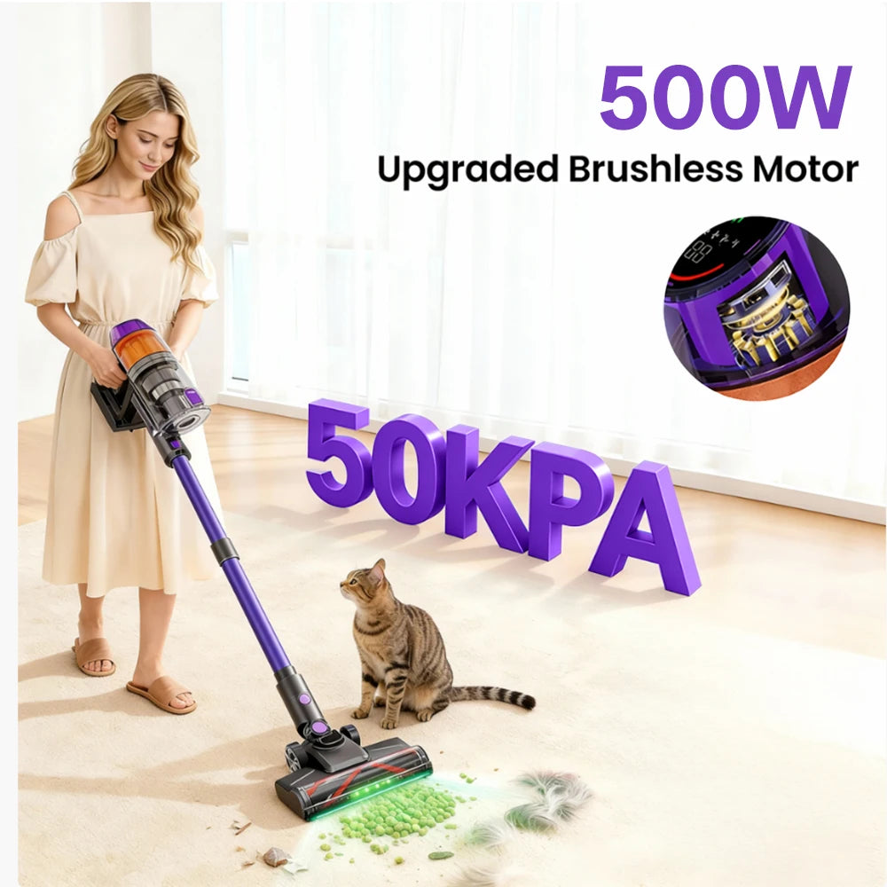 COTIAR R11 Hochleistungs Akku-Staubsauger - 1-2 L, 500 W, Ca. 3 Kg