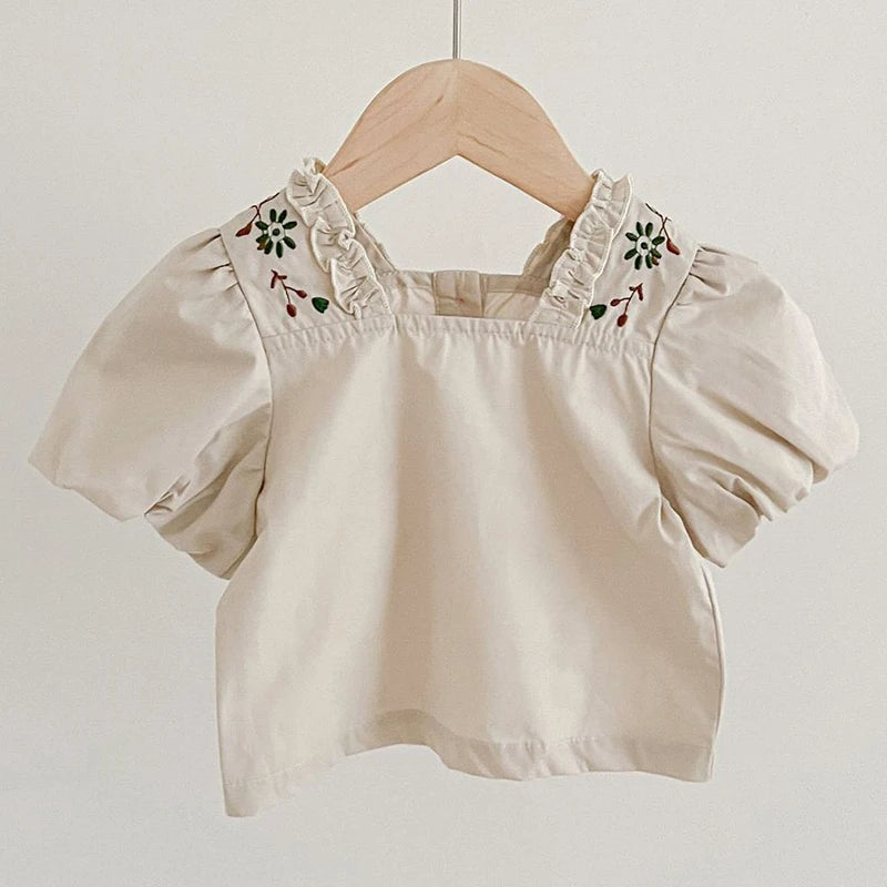 Infant Baby Girls Short Sleeve Green Printing Tops Shorts 2Pcs Clothing Sets Summer Baby Girls Children's Clothes Suit 0-3Yrs