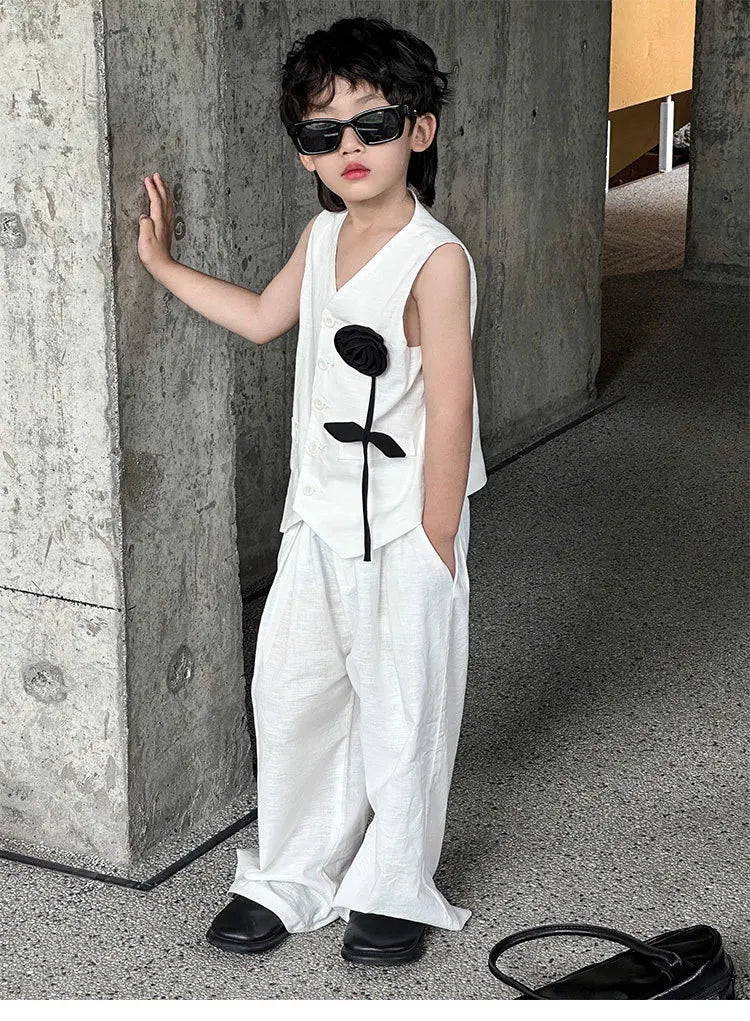 Kinder-Eleganz-Set 2025: Weiße Boutique-Kollektion - Premium Formal Wear