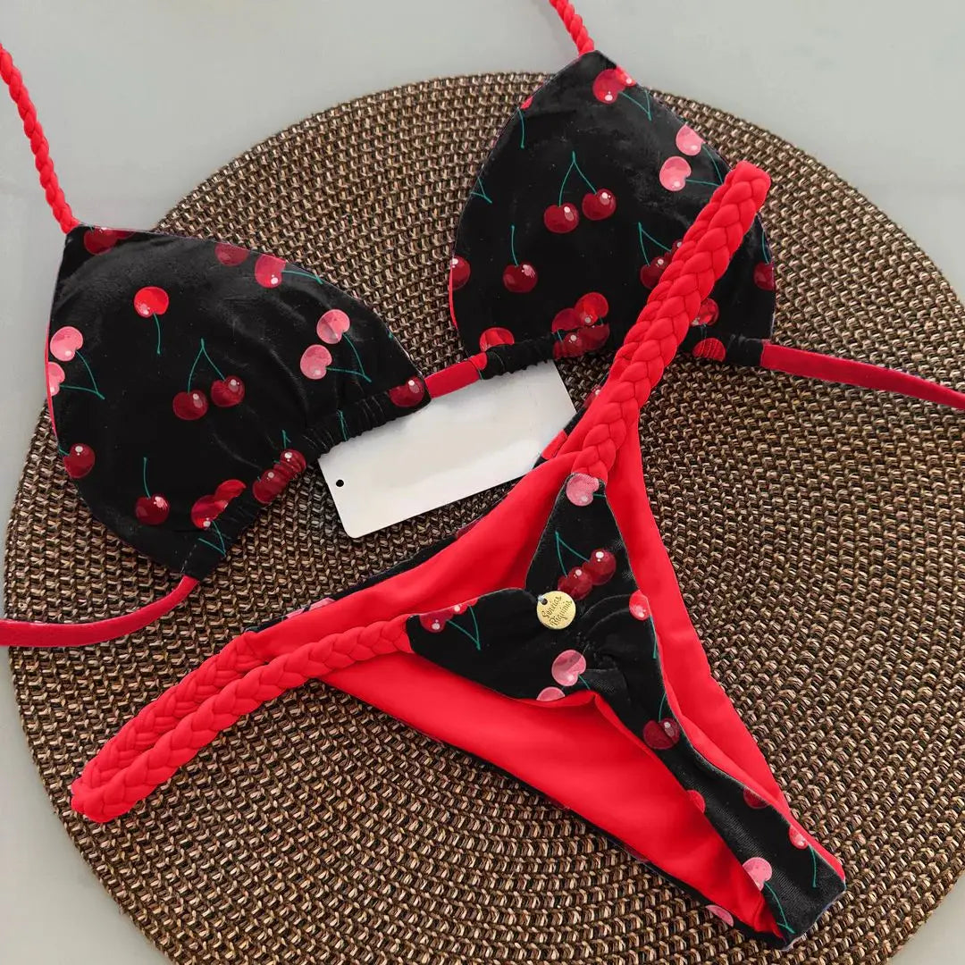 Bikini-Set: Zwei-teiliger Schwimmanzug Stylish Design Hautfreundlich - Beach-Holiday Pool Schwimmbekleidung