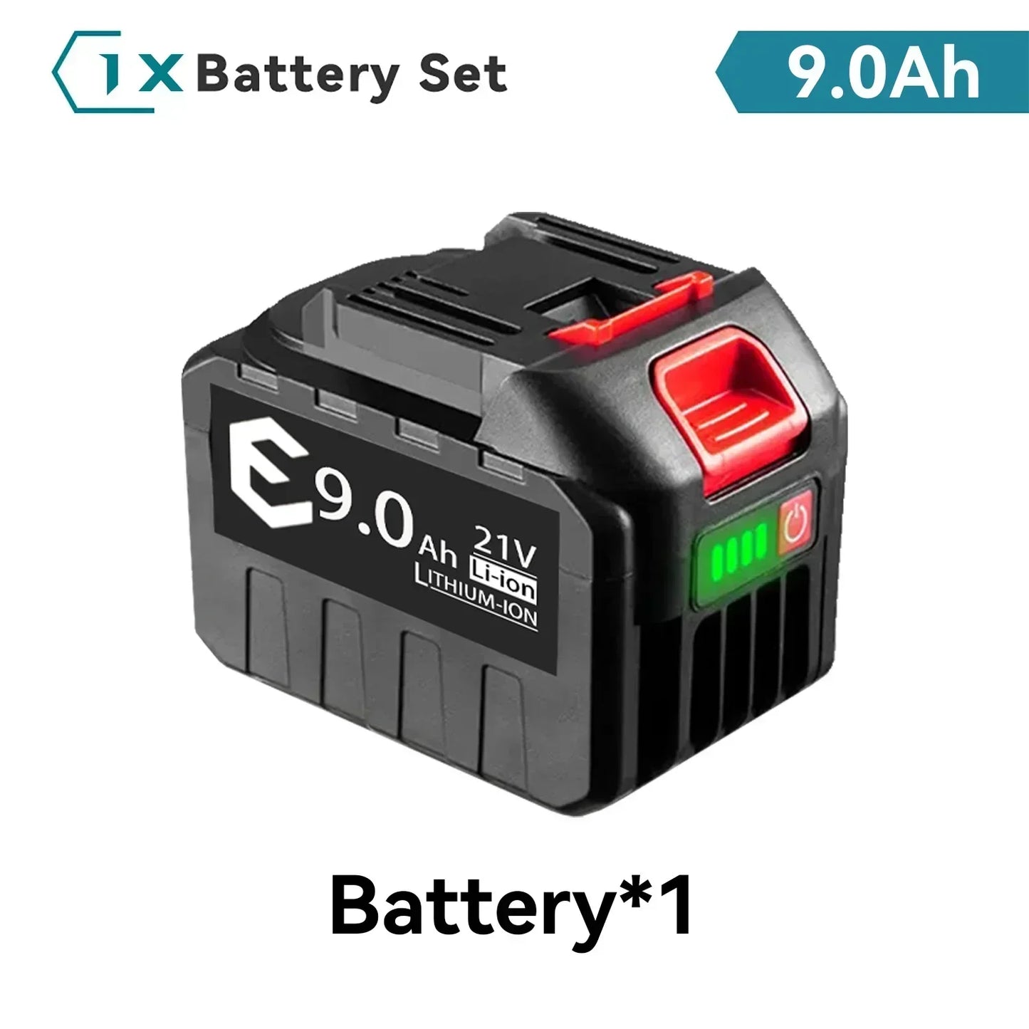 Makita 21V 6000mAh 5S2P Li-ion Battery for Power Tools Drills High Capacity Fast Charge Rechargeable with Protection Circuit