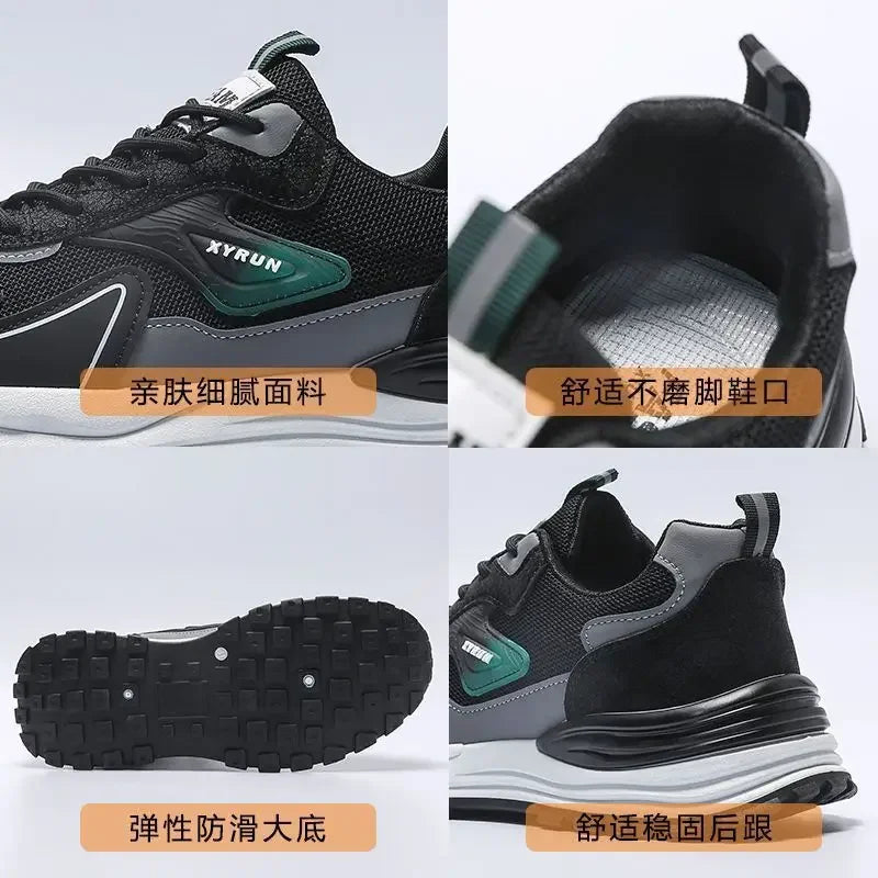 Men's Shoes Fashion Mens Sneakers 2024 Autumn New Brand Design Comfortable Soft Soled Men Running Shoes Tenis Masculino