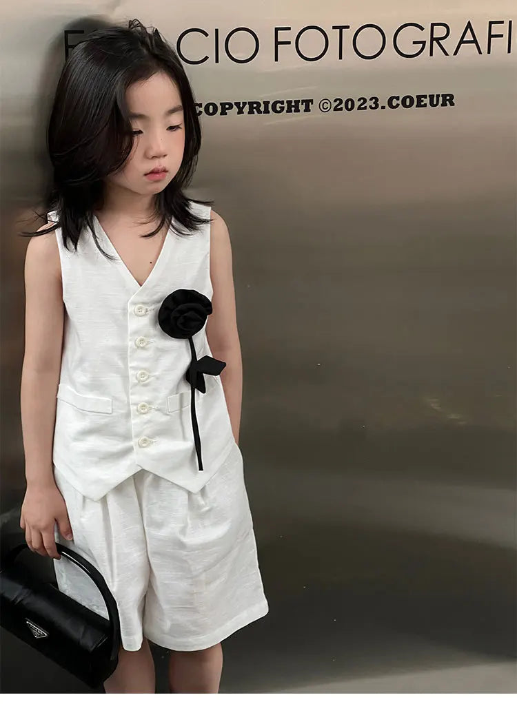 Kinder-Eleganz-Set 2025: Weiße Boutique-Kollektion - Premium Formal Wear