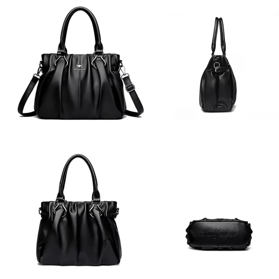 Genuine Brand Tote Bag Luxury Handbags for Women Mom Shoulder Crossbody Hand Bag Designer High Quality Soft Pu Leather Commuting