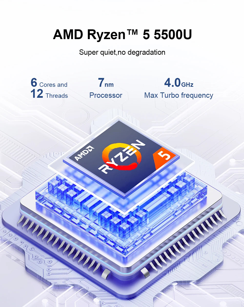 Ninkear A15 Pro Ryzen 5 - 16GB RAM, SSD de 512GB, 16 inci