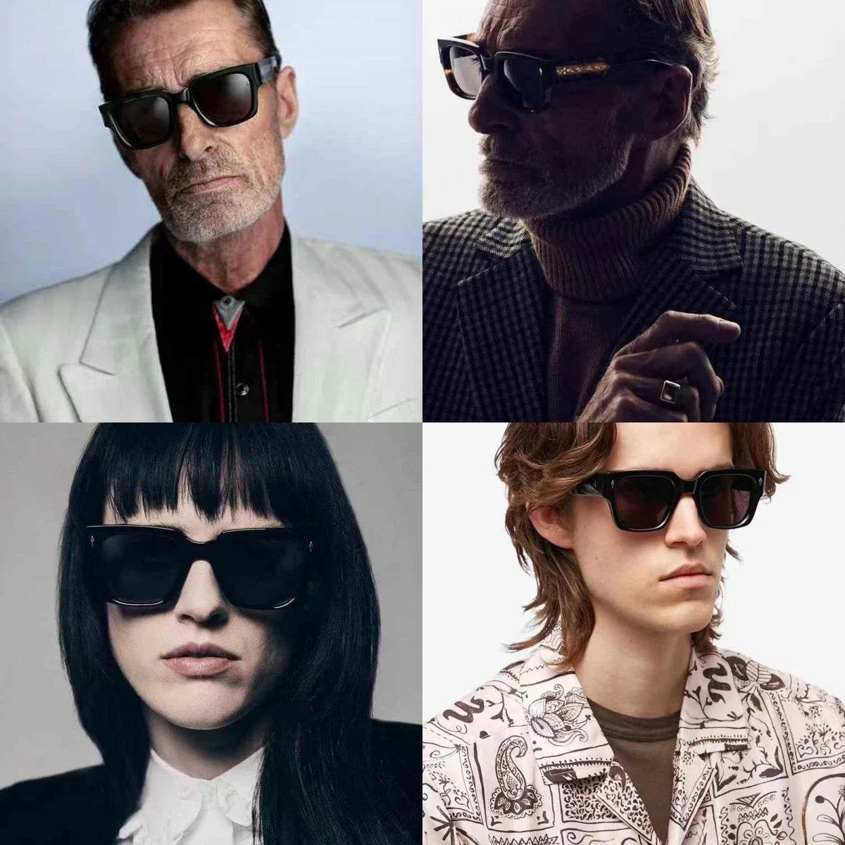 Jacques Marie Mage ENZO retro bold sunglasses new solid colorways