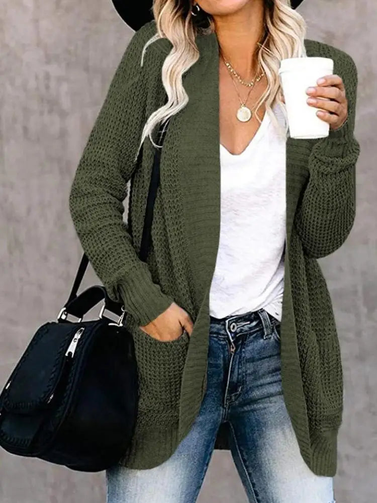 RibbonFish Cardigan Lockere Passform - Länge 66 cm Polyester