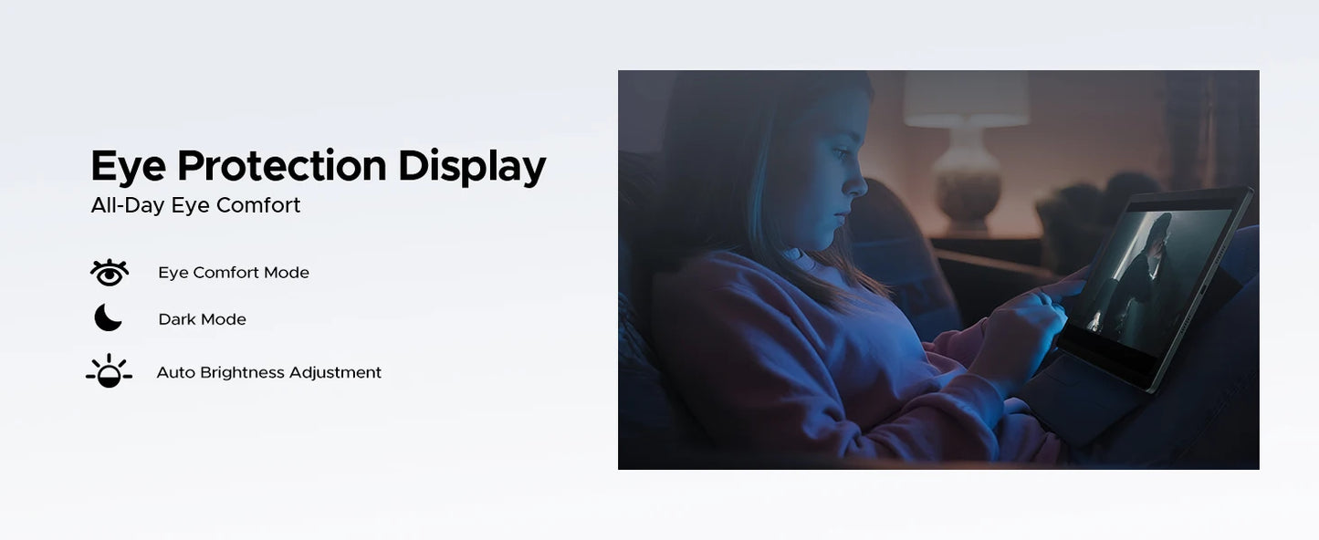 DOOGEE U13 Slim Tablet - 13 Zoll Display 11000mAh Akku 6GB RAM 256GB Speicher