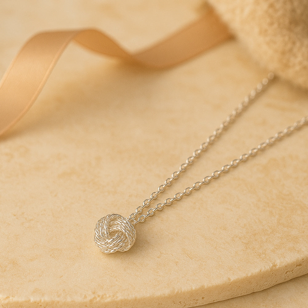 KnotSilber Filigranes Silberset - Länge 45 cm, 925er Silber, Nickelfrei