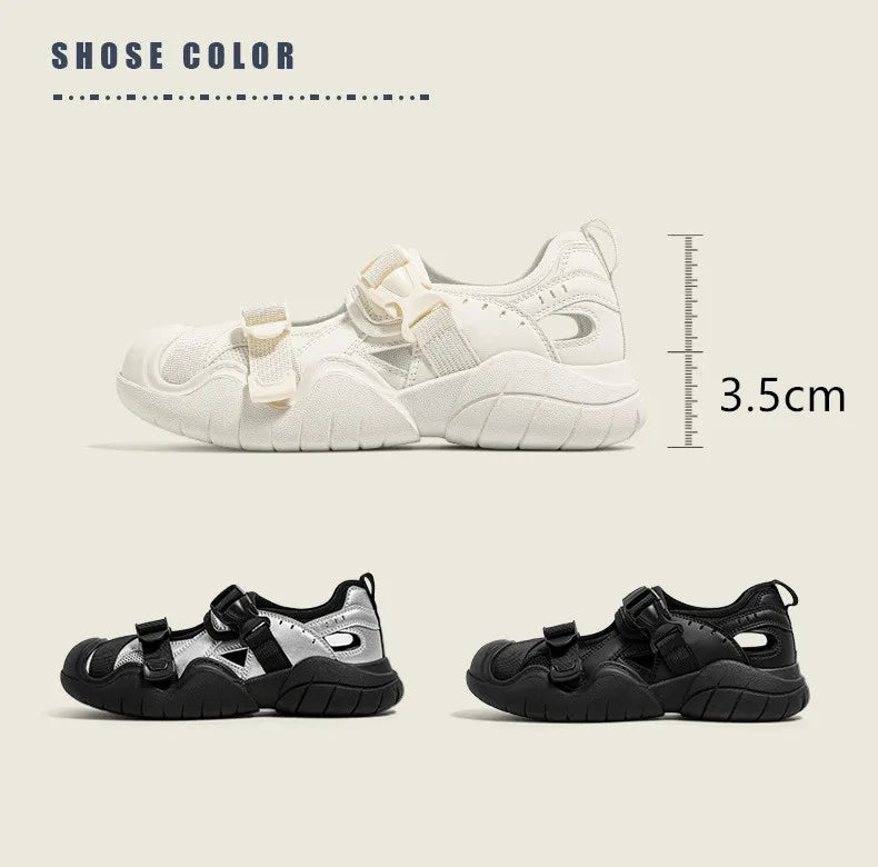 Vintage Clunky Sneaker breathable Shoes for Women Casual Hollow Out Sneakers Fashion shoe Sports