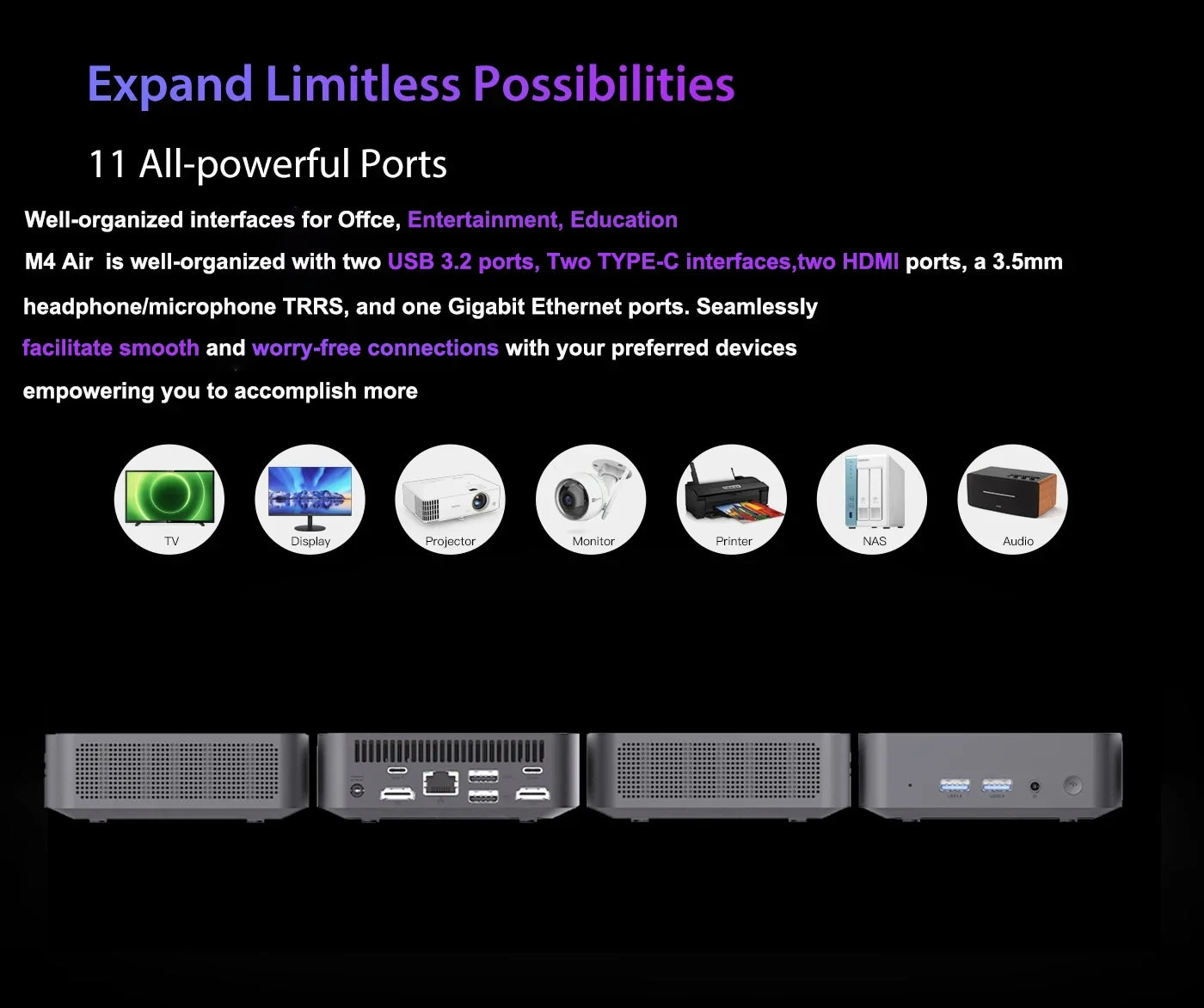 SOYO M4 Air Intel N95 - 16 GB RAM, 512 GB SSD, Mini-PC