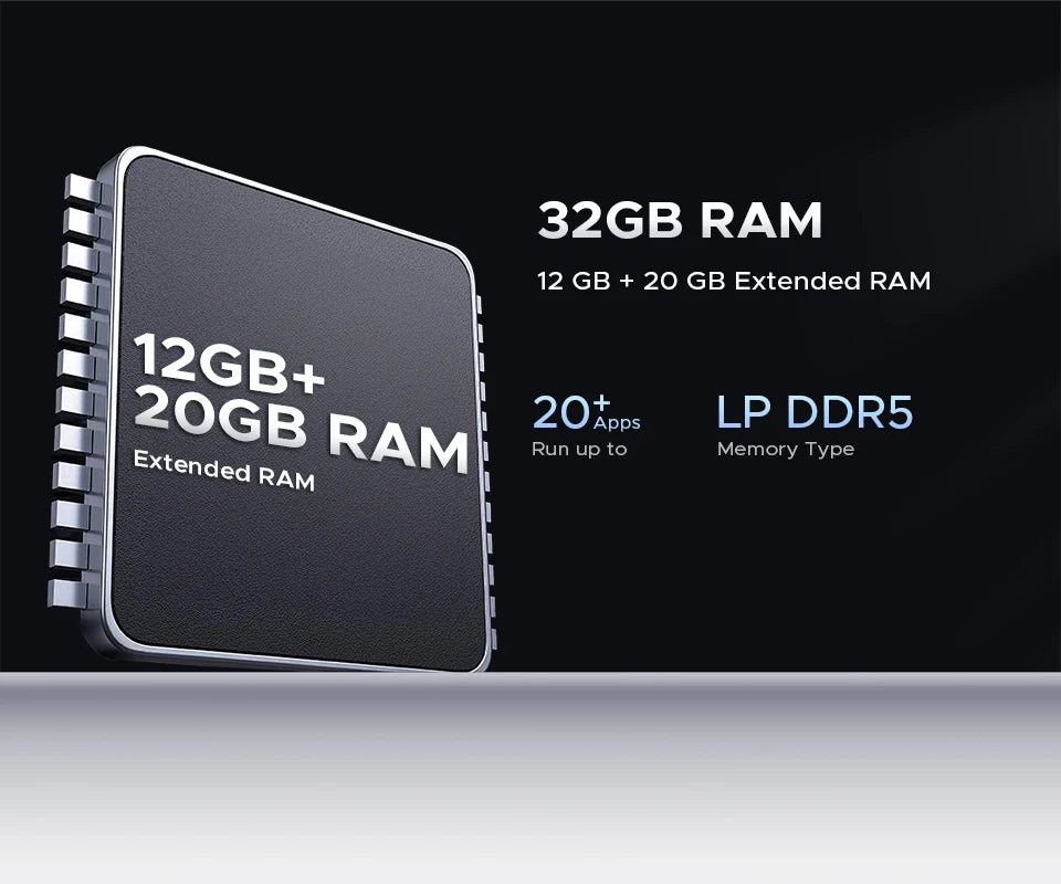 DOOGEE Blade GT Robustes 5G - 5500 mAh 18W 6.72 Zoll