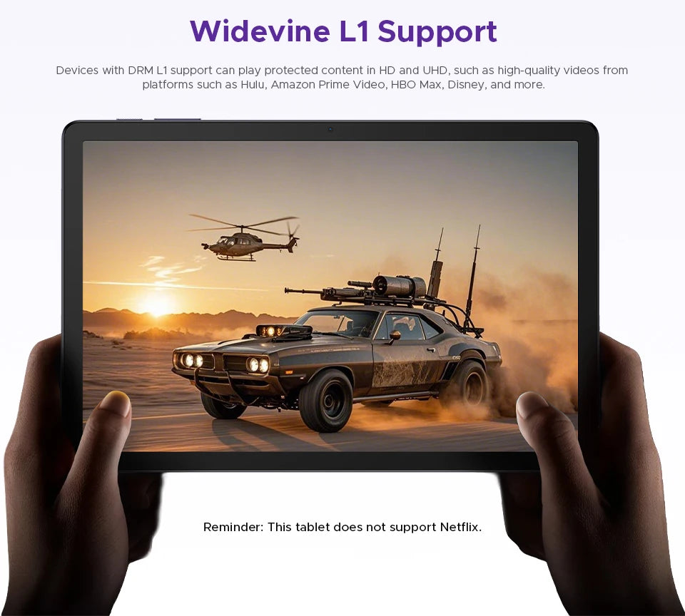 Doogee Tab G6+ 2-in-1 Tablet PC - 256GB ROM 8000mAh Akku 11 Zoll