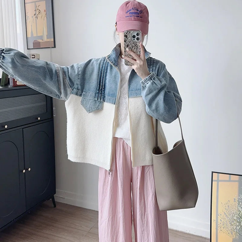 Kalenmos Cardigan Strick - Größe Regular, Gewicht 320g