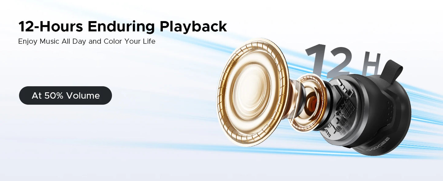 DOOGEE SnapBeat Magnetischer Bluetooth Lautsprecher - 12h Bis 25 W Mini