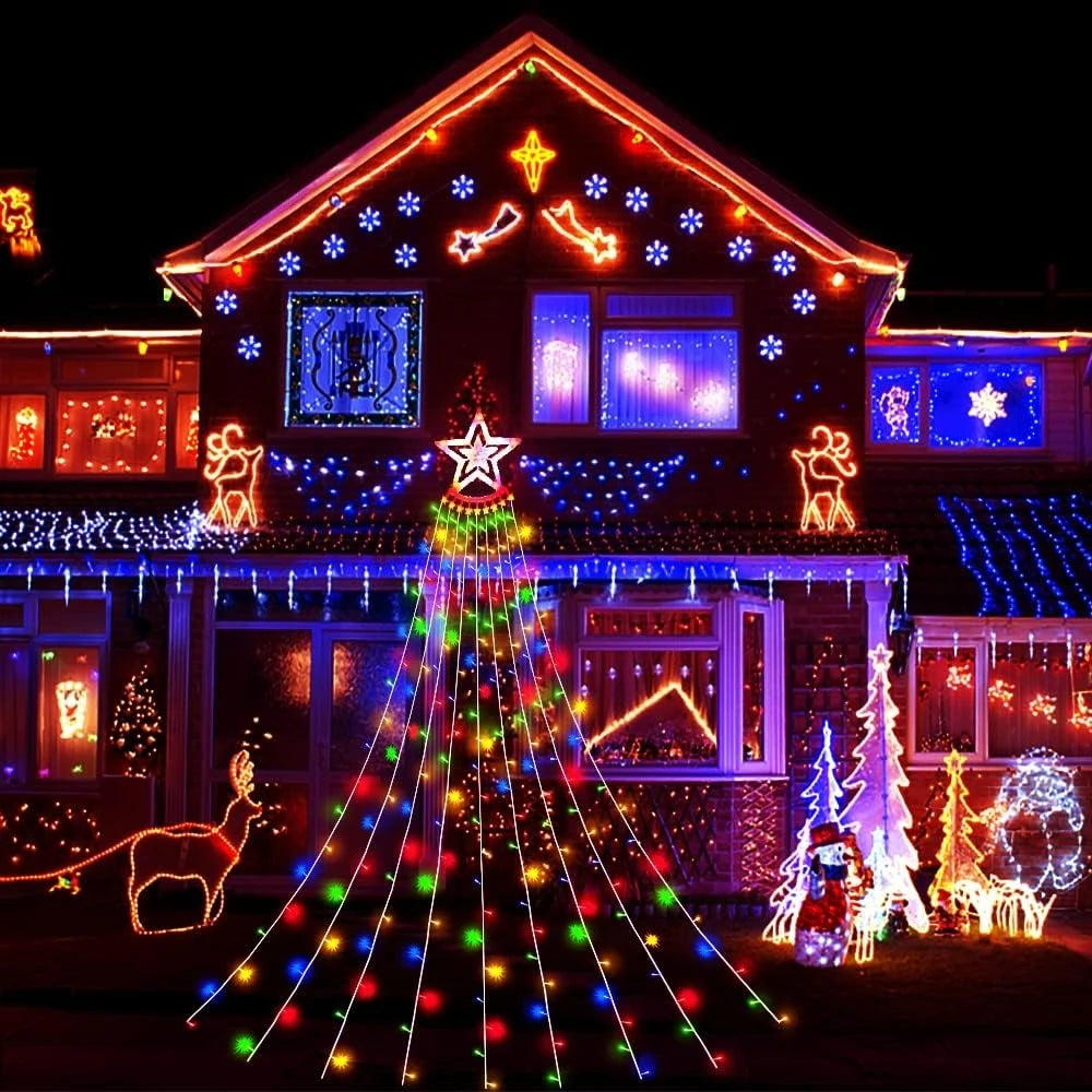 Choice LED Stern Lichterkette - 350 LEDs, USB, Länge 2/3 m