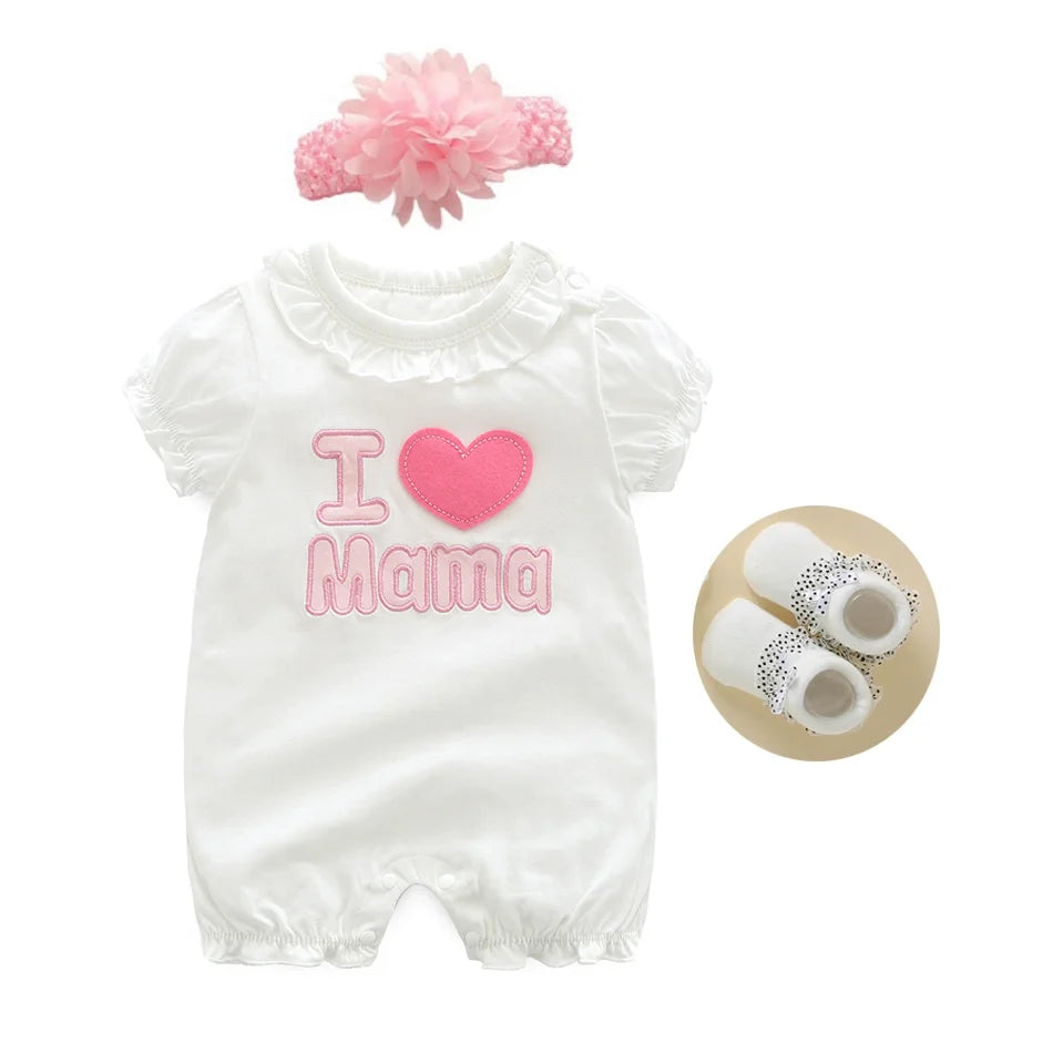 Newborn Baby summer bodysuit infant girls princess dress baby christening baptism gown party wedding 0-3 3-6 6-9 months bodysuit