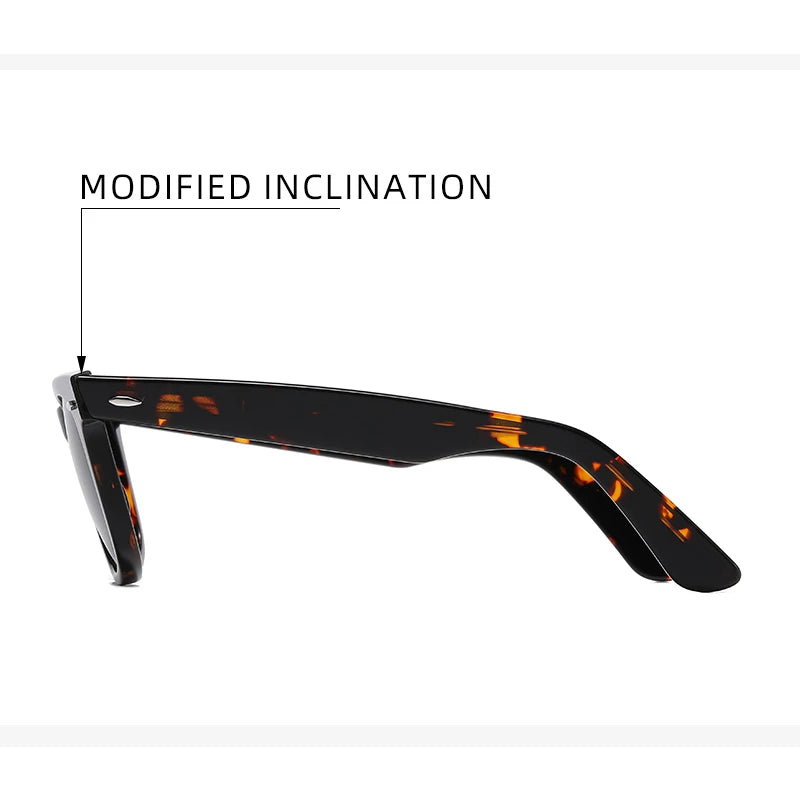 ROGBAE Trendige Sonnenbrille Herren Klassiker Glas Linse Acetat Sonnen Brille R2140 Luxus Marke Nieten Design Schutzbrille Damen Sonnenbrille