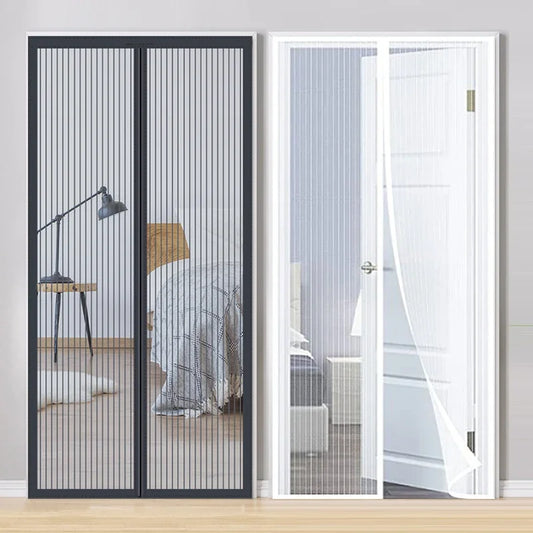 Mosquito Magnetic Screen Door Curtain Net Anti Bug Fly Insect Partition Curtain Mesh Summer Indoor Automatic Closing Door Screen
