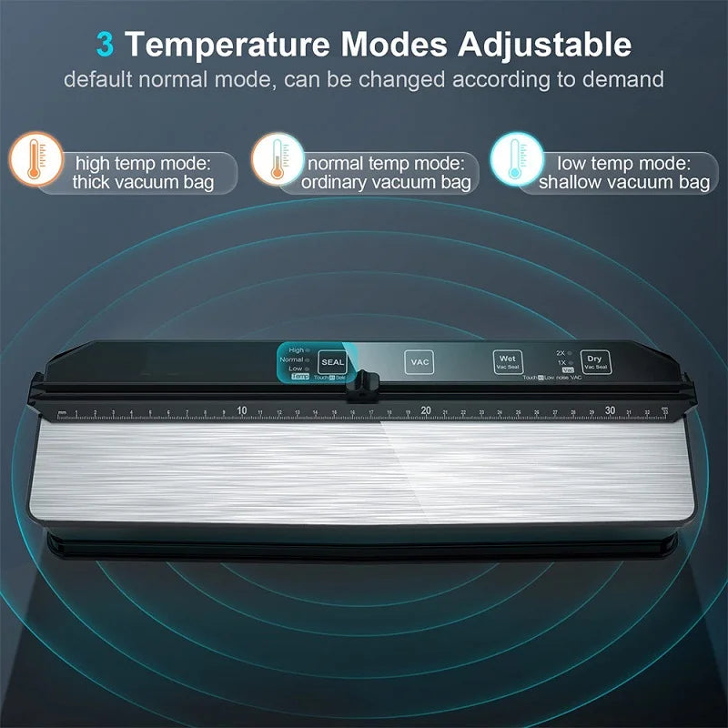 Vakuum-Versiegelungsgerät 2025: Doppelpumpe Thermal-Sealing - Food Preservation Collection