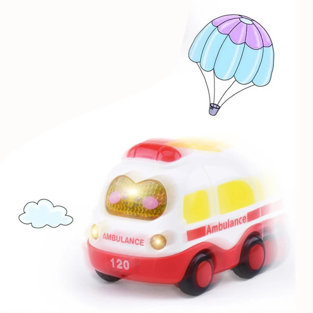 Baby Spielzeug Autos Für Jungen Kinder Elektrische Feuerwehr Taxi Fahrzeug Spielzeug Plastik Rückzieh Autos Kinder 2 Bis 4 Jahre Pädagogisch Spiel