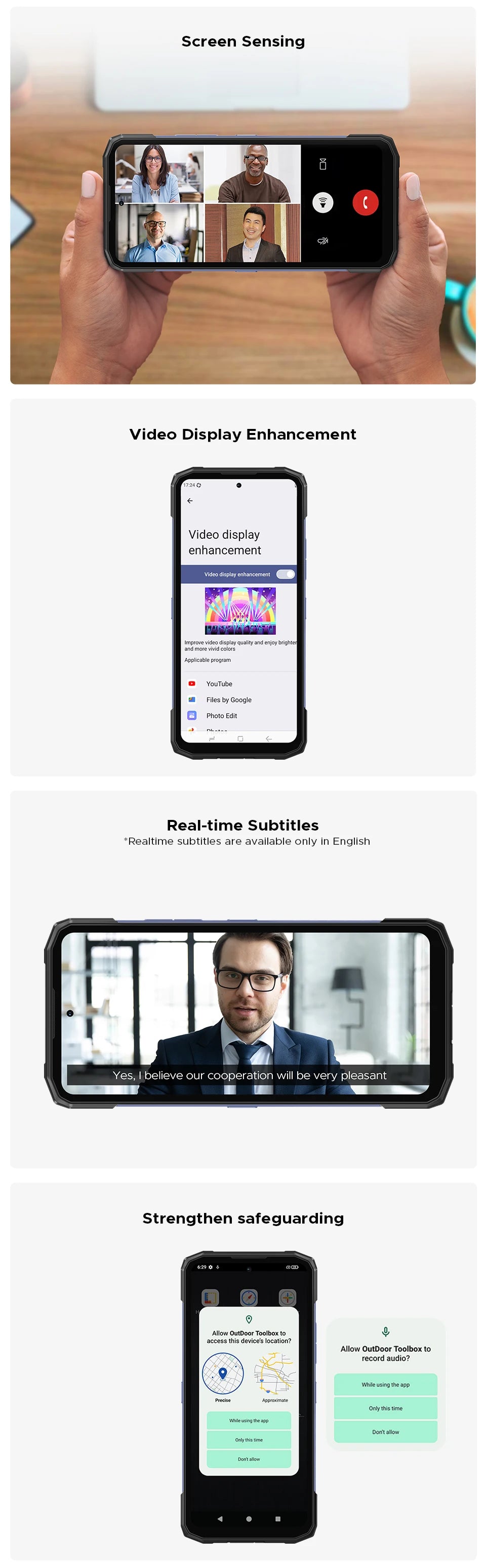 DOOGEE Blade20 Robustes Gemini AI Smartphone - 10300mAh 6,6 Zoll 18W