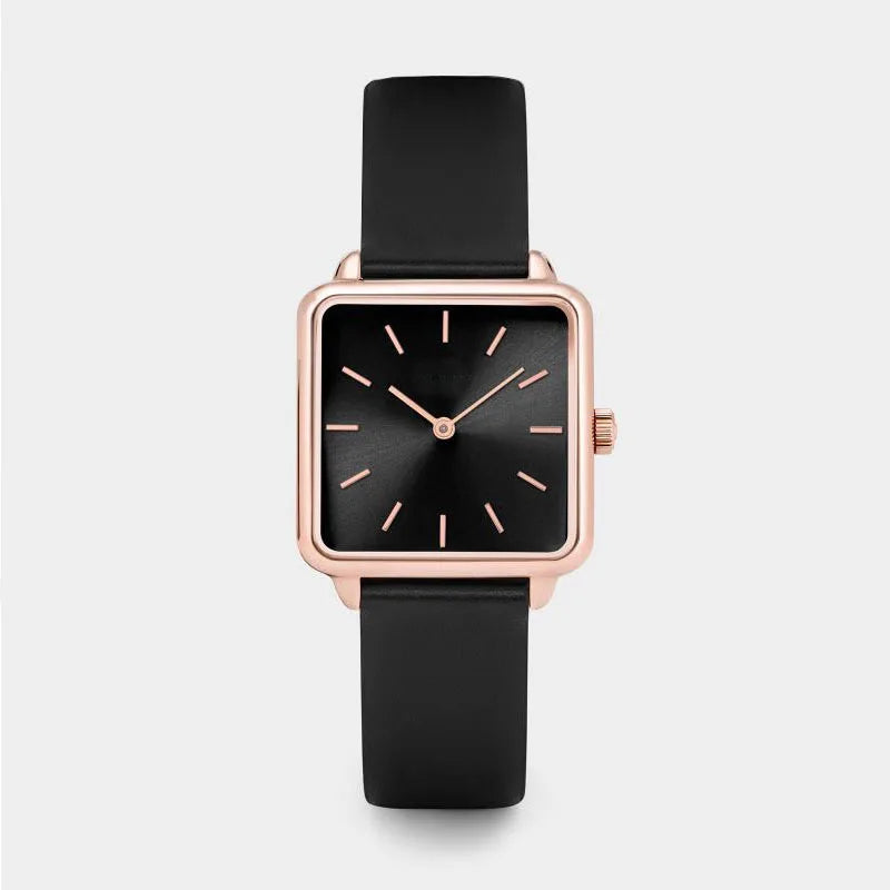 Luxuriöse Strass Damenuhren - Top Marke Elegante Quadratische Analog Quarz Uhr - Modische Damenuhr Geschenk