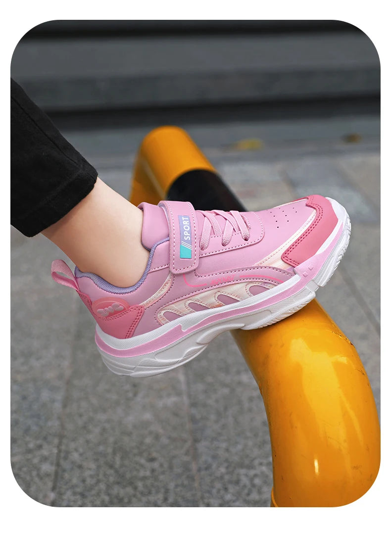 Schule Sneaker Für Mädchen Rosa 2025 Neu Komfortabel Frühling Casual Schuhe Für Kinder Weich Flexibel Kinder Mädchen Sport Schuhe