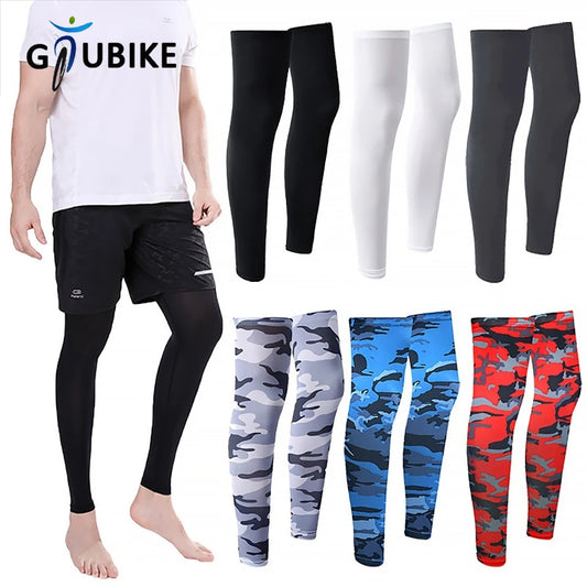 Bein-Ärmel 2025: GTUBIKE Ice-Silk UV-Protection - Cycling Compression Collection